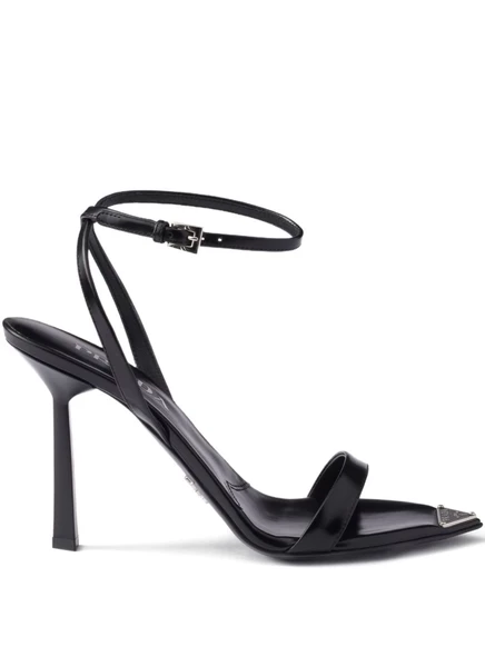 Женские босоножки Prada с ремешком, черные