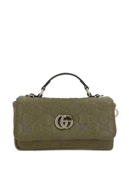 Сумка-тоут Gucci mini GG Milano green