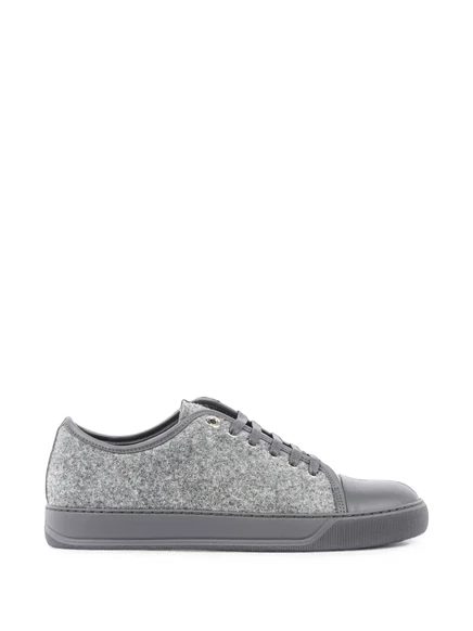 Мужские кеды Lanvin DBB1 из войлока, серые