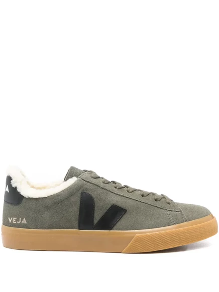 Мужские кроссовки VEJA Campo Winter замшевые, зеленые