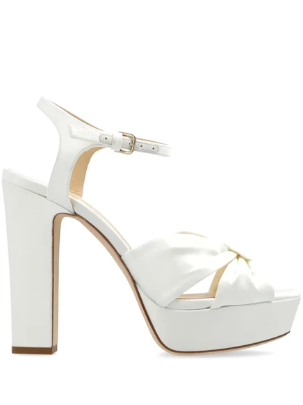 Женские босоножки Jimmy Choo Heloise 120 мм, белые