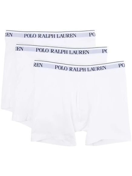 Мужские трусы-боксеры Polo Ralph Lauren 3 шт., белые