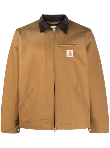 Мужская куртка-рубашка Carhartt WIP Detroit с вельветовым воротником, коричневая
