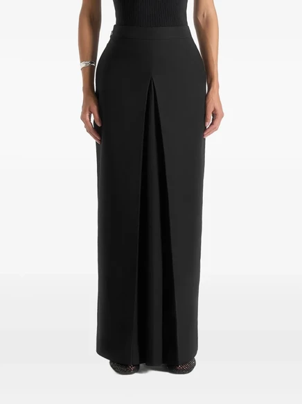Юбка макси в складку Manière De Voir Regine black