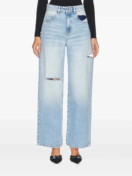 Женские джинсы ICON DENIM Poppy широкие, светло-голубые