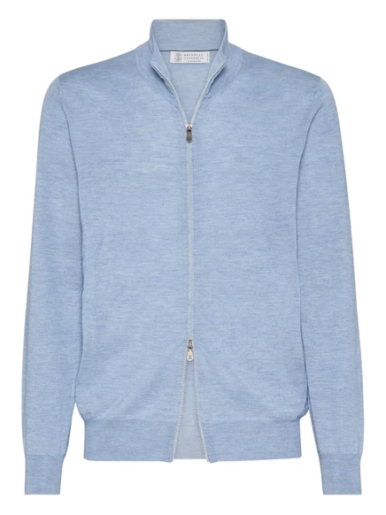 Мужской кардиган Brunello Cucinelli, голубой