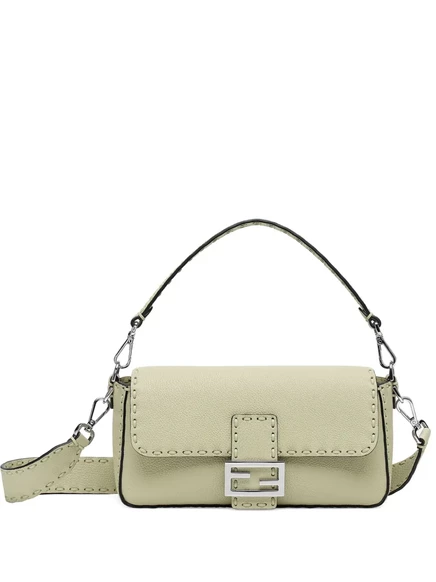 Сумка через плечо FENDI medium из багета Selleria  green
