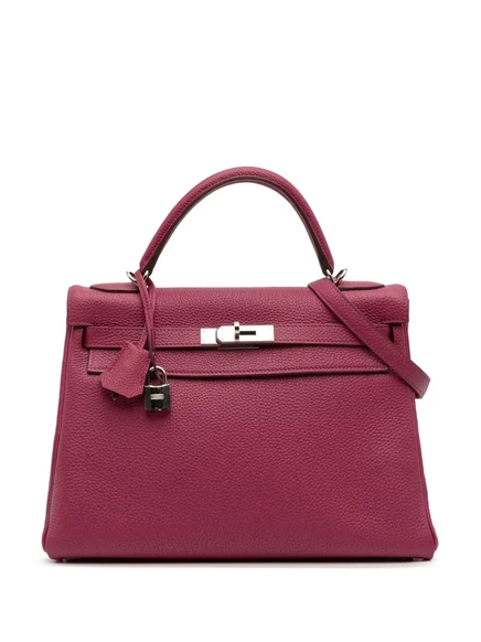 Сумка Hermès Kelly II Retourne 32, фиолетовая