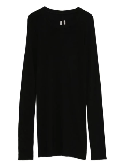 Мужская футболка Rick Owens с длинными рукавами, черная