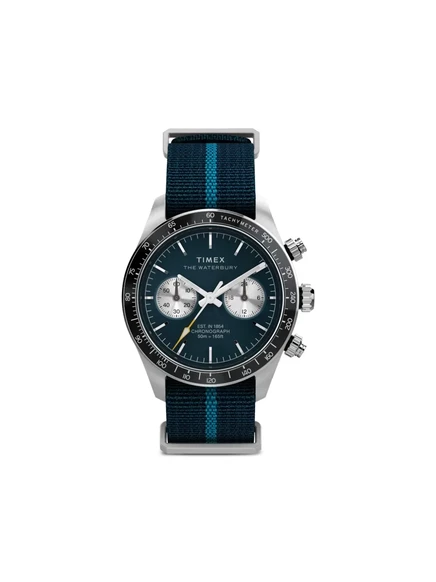 Мужские часы Timex Waterbury Heritage 39 мм, синий циферблат