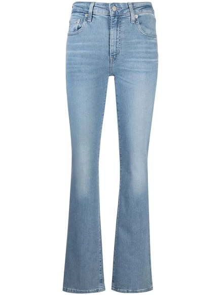 Джинсы Levi's 725 с высокой посадкой и укороченными ботинками blue