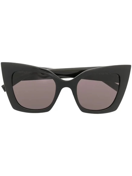 Солнцезащитные очки Saint Laurent SL 552 кошачьи, черные
