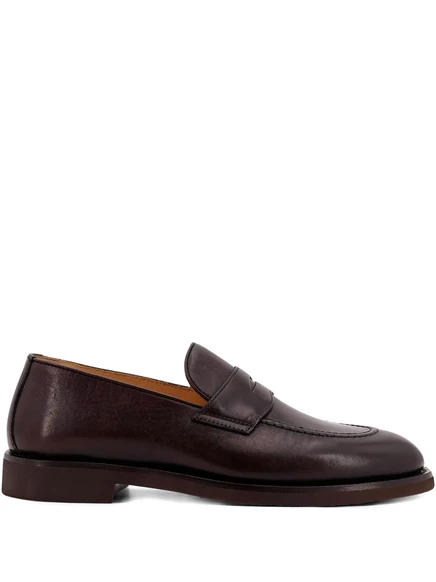 Мужские лоферы Brunello Cucinelli Penny, коричневые