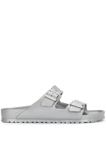 Мужские сандалии Birkenstock Arizona металлические, серые (2)