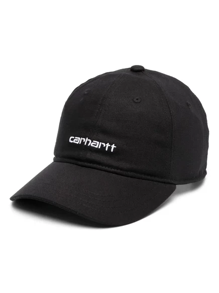Унисекс кепка Carhartt WIP Script с вышитым логотипом, черная