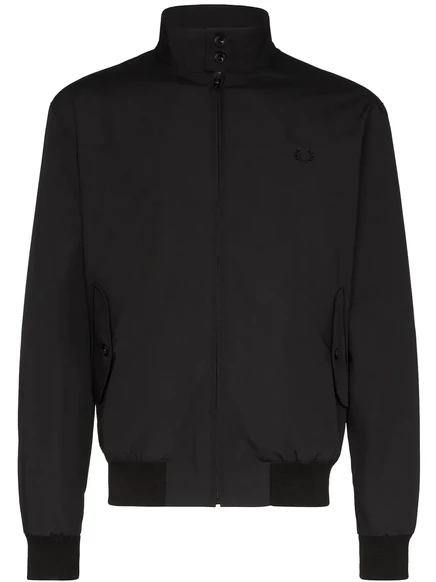Мужская куртка-бомбер Fred Perry Harrington, черная