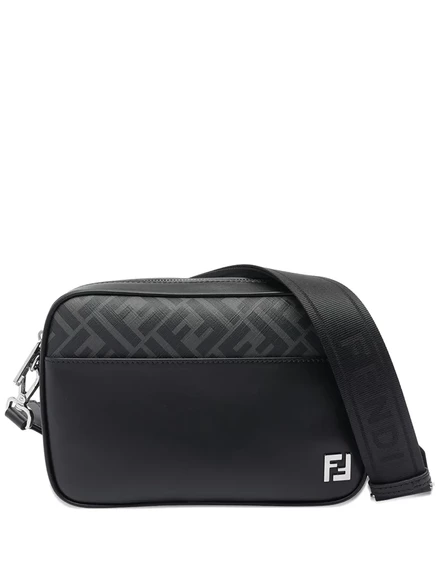 Мужская сумка через плечо Fendi с монограммой FF, черная