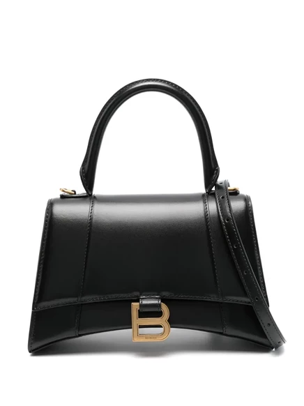 Женская сумка Balenciaga Hourglass, маленькая, черная