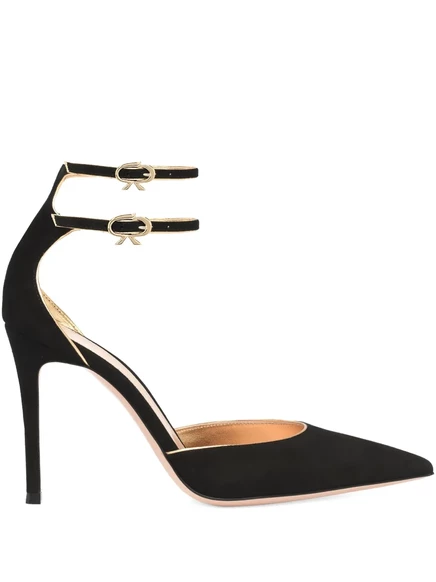 Туфли-лодочки на каблуке Ivette Gianvito Rossi 100 мм black