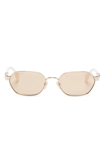 Солнцезащитные очки в геометрической оправе Gucci Eyewear GG1593S neutrals