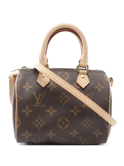 Сумка Nano Speedy от Louis Vuitton, бывшая в употреблении в 2020 году brown