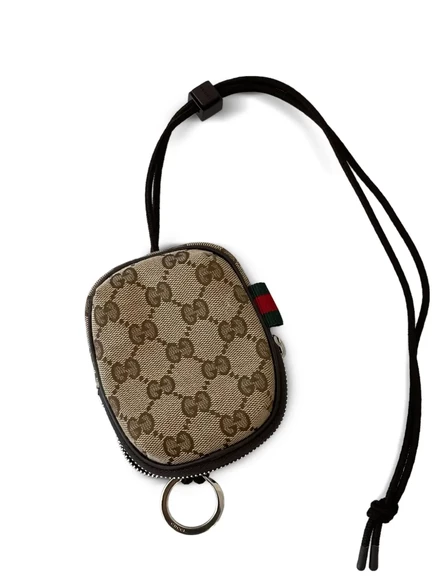Мужской кошелек Gucci с монограммой GG, бежевый