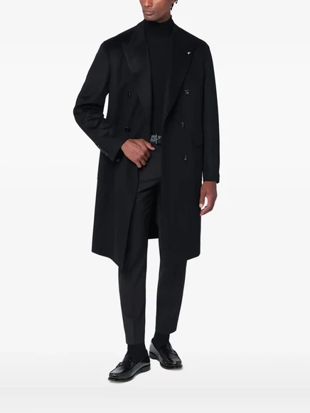 Двубортное пальто от Тальяторе black