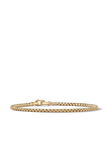 Мужской браслет David Yurman Box Chain 2,7 мм, золотой