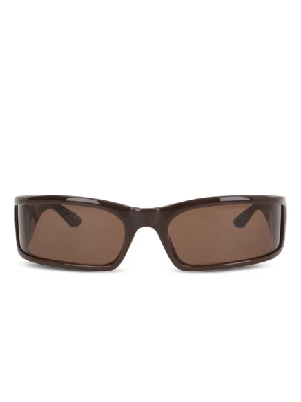 Солнцезащитные очки Balenciaga Eyewear BB-logo, коричневые