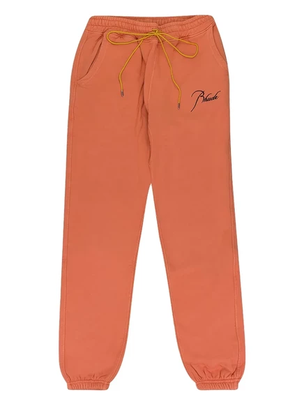 Мужские спортивные брюки Rhude на кулиске, оранжевые