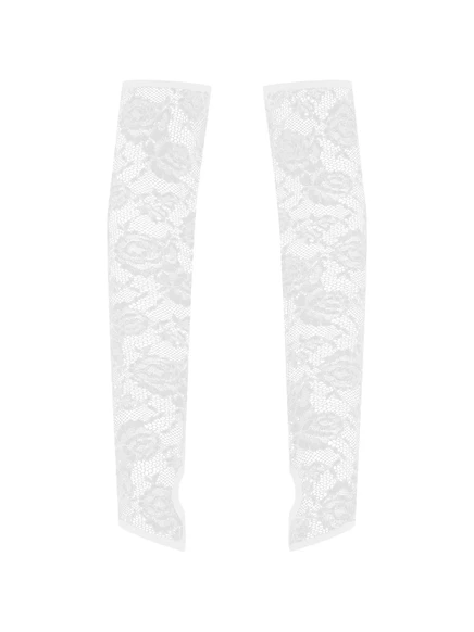 Женские митенки Maison Close Flashback, белые