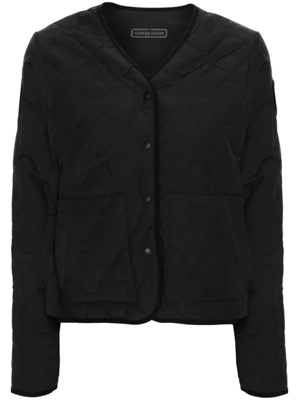 Куртка без воротника на подкладке Canada Goose Annex black