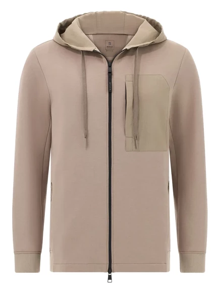Толстовка Boggi Milano на молнии neutrals