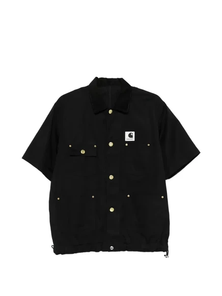 Мужская рубашка Sacai x Carhartt, черная