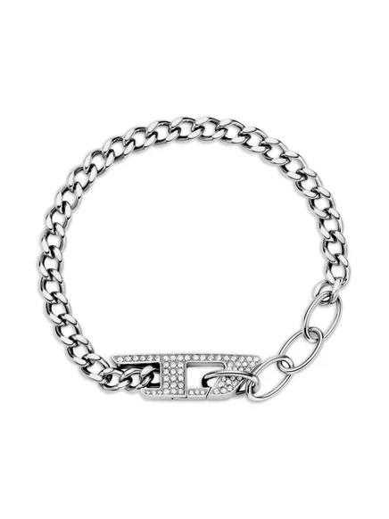 Браслет-паве из цепочек Diesel grey