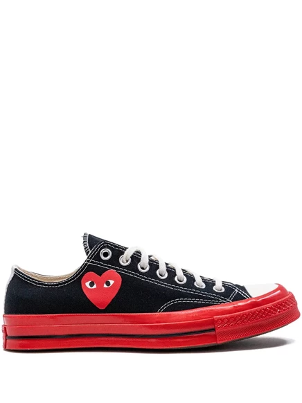 Мужские кеды Converse x CdG Chuck Taylor 70, черно-красные