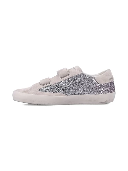 Кроссовки Golden Goose Kids с нашивкой в виде звезды grey