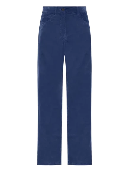 Брюки прямого кроя The Row Tarley blue
