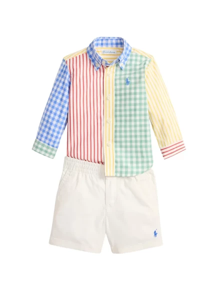 Комплект Polo Ralph Lauren Kids для мальчика, белый