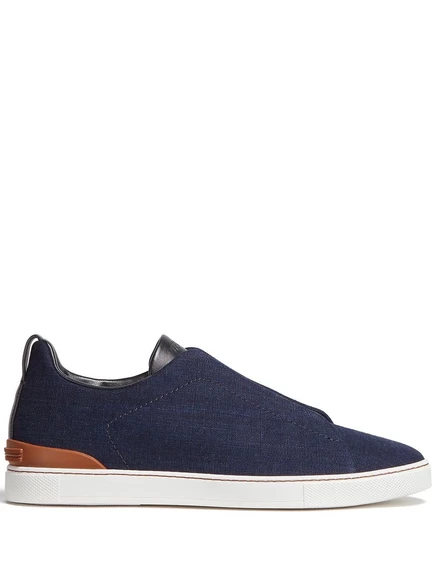 Мужские кроссовки Zegna Triple Stitch, синие