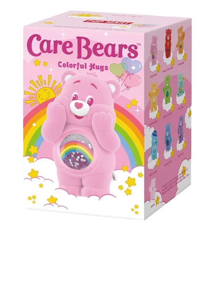 Фигурка Pop Mart Care Bears Colorful Hugs 9 см, розовая