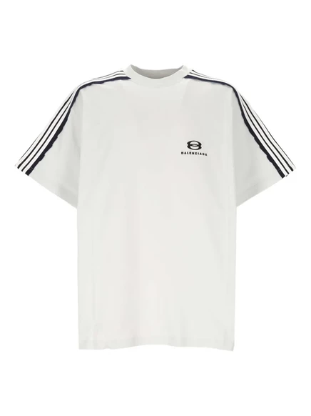 Футболка с логотипом Balenciaga white