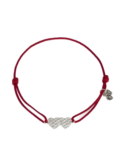 Женский браслет Zadig & Voltaire Link Heart, серебристый