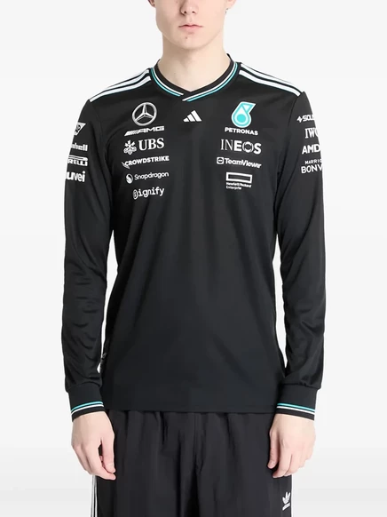 футболка пилота команды Формулы-1 adidas x Mercedes - AMG Petronas black