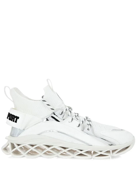Кроссовки Plein Sport Runner Tiger, белые