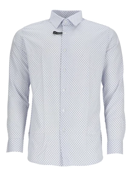 Рубашка с геометрическим принтом Scotch & Soda white
