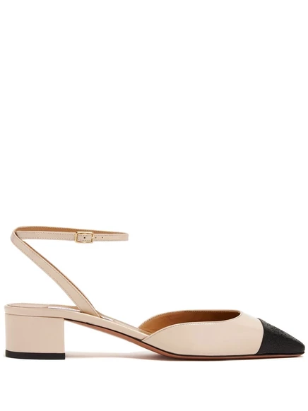 Женские туфли Aquazzura, бежево-чёрные