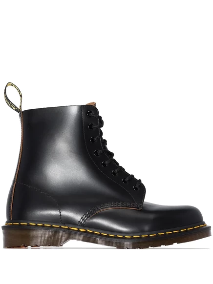 Винтажные армейские ботинки Dr. Martens 1460 black