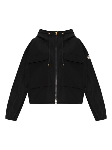 Куртка с нашивкой с логотипом Moncler black