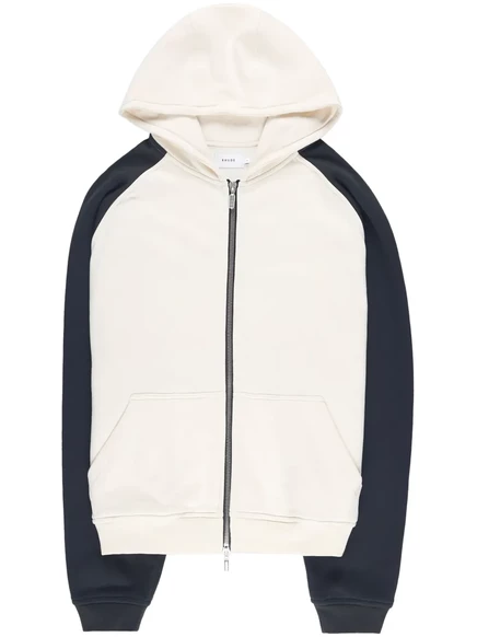 Толстовка с капюшоном на молнии, отделанная панелями RHUDE  black